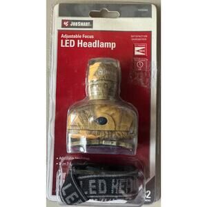 JOBSMART Adjustable Focus Camouflage LED Headlight Flashlight 32 Lumens 1023380
